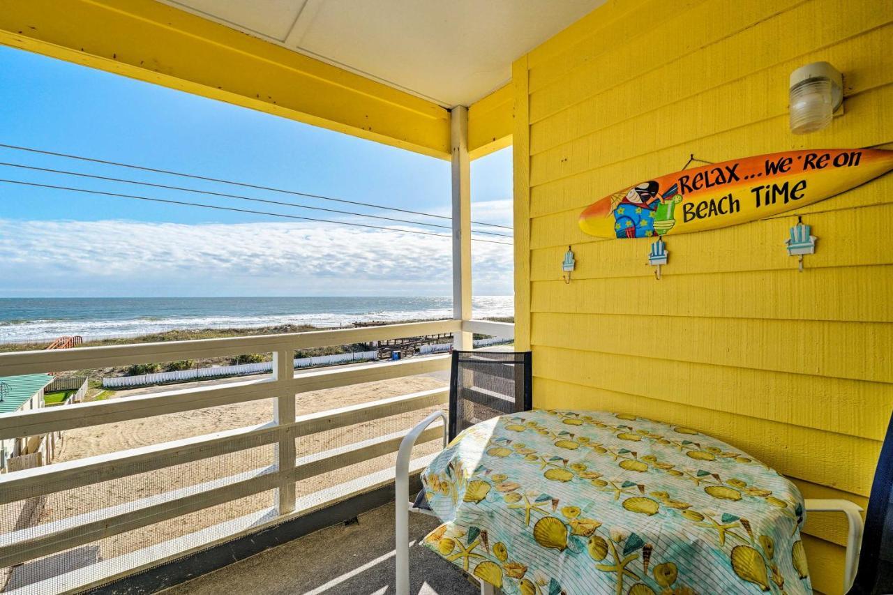Breezy Beach Retreat With 180-Degree Ocean Views! Apartment Carolina Beach Ngoại thất bức ảnh